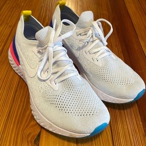 White Nike epic react
